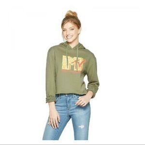 MTV crop hoodie